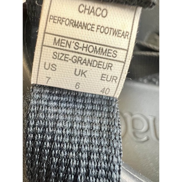 NWT Chaco Chillos Sport Sandals Navy Adjustable Strap Comfort Shoes Mens Size 7 - Picture 5 of 9